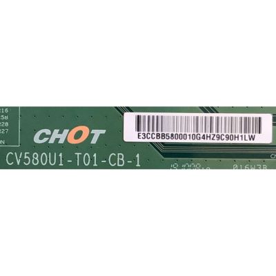 KIT DE TARJETAS PARA TV HISENSE / NUMERO DE PARTE MAIN FUENTE 272019 / RSAG7.820.9221/ROH / HU58A6109FUWR / 263340 / NUMERO DE PARTE T-CON CV580U1-T01-CB-1 / E3CCBB5800010G / PANEL HD58X1U91-L1\S0\CKD3A\ROH  / DISPLAY CV580U1-T01 / MODELO 58R6E3 58A6109 - Imagen 3